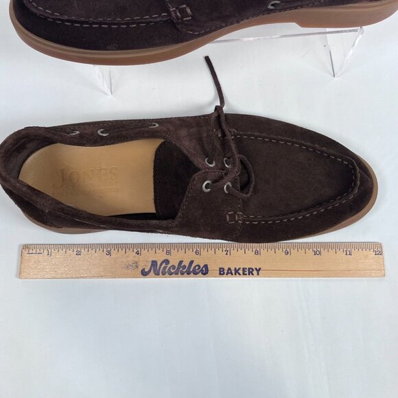 Jones Bootmaker Men's Putney Suede Shoes Brown EU 43/ US 10-10.5 Dress Shoe‎ - Picture 14 of 14